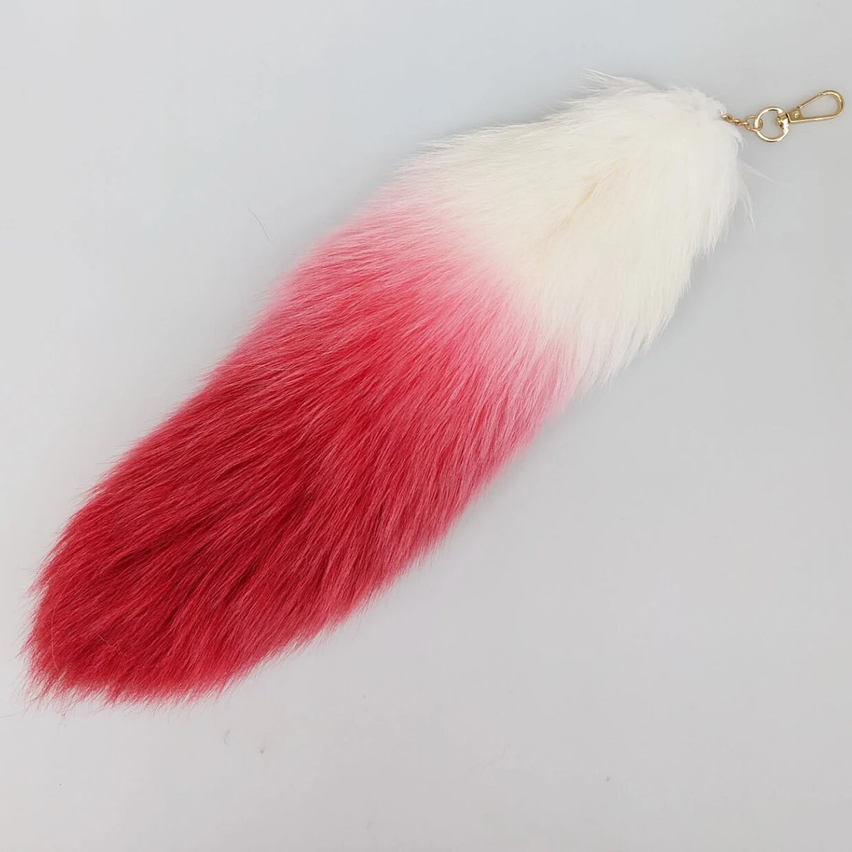 Fox Tail Keychain for Women Furry Y2K Car Accessory
