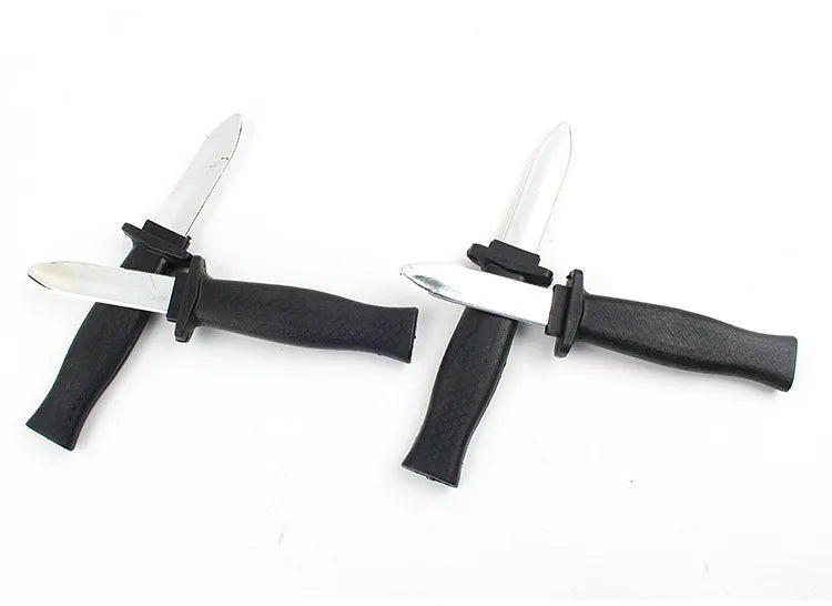 18CM Telescopic Knife Fake Knife Children's Tricky Toys Stage Show Magic Props Kids Funny Toys Halloween Decoration Party Gifts
