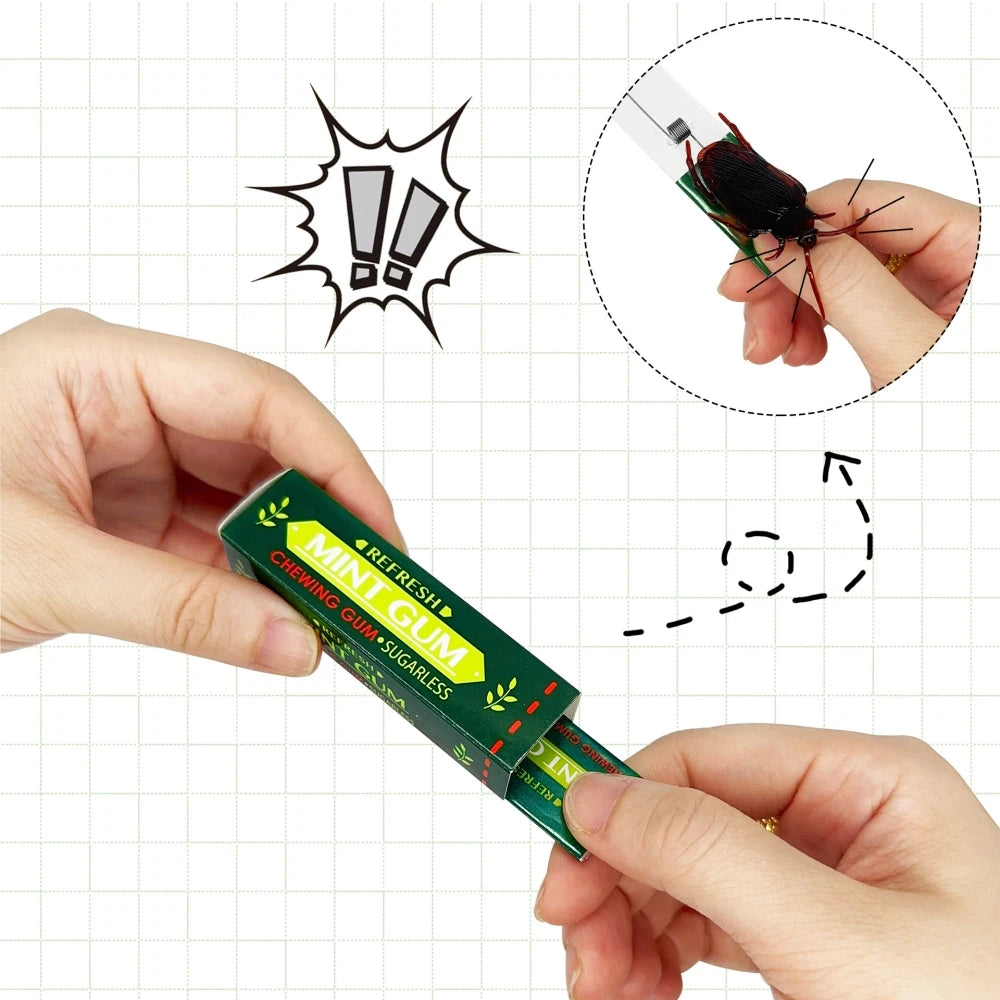 Halloween Prank Toy – Fake Cockroach Party Gag for Spooky Fun