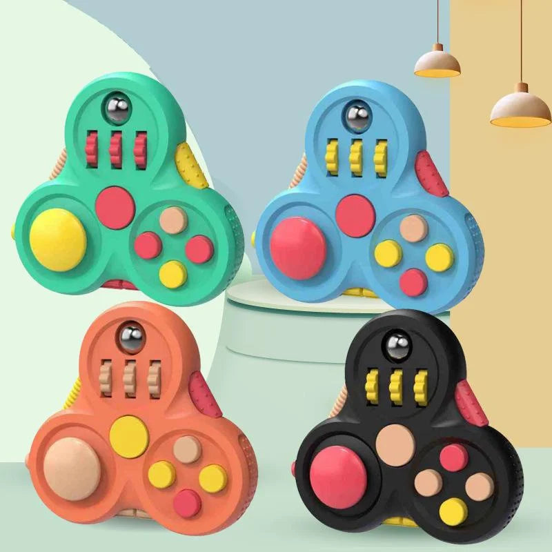 Fidget Stress Relief Toy – Rotating Sensory Fingertip Spinner