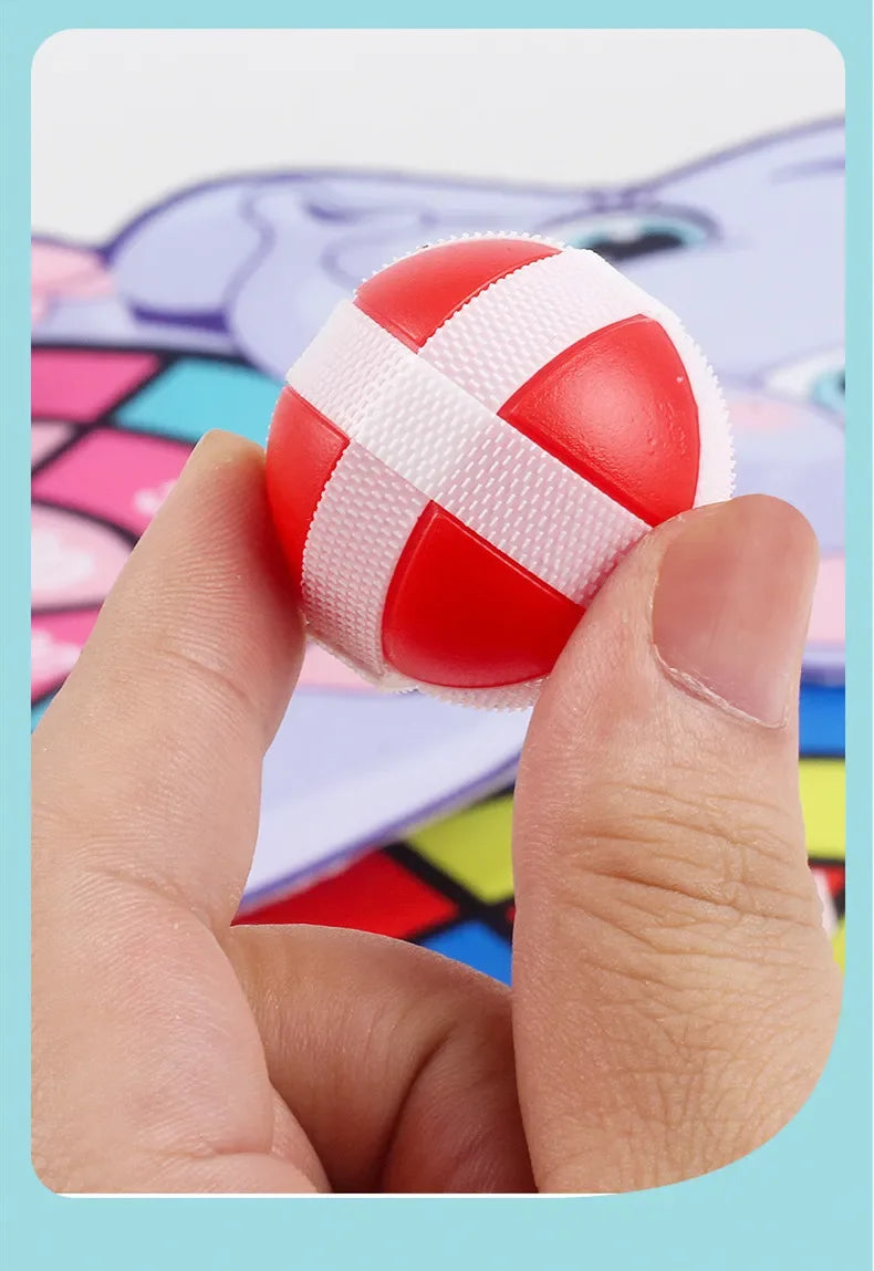Sticky Ball Dart Board – Indoor Target Throwing Game for Kids