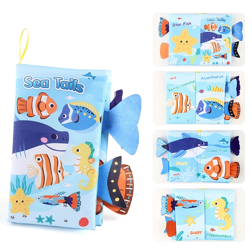 Baby Cloth Book – Soft Animal Sensory & Early Learning Toy