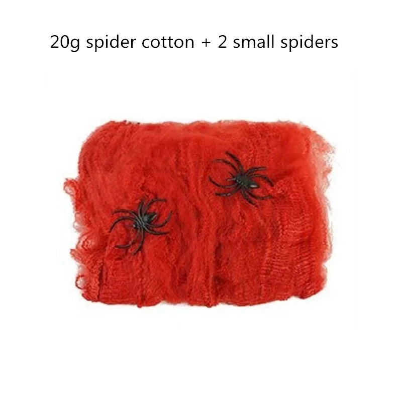 Giant Halloween Spider – Scary Spider Web Outdoor Decor