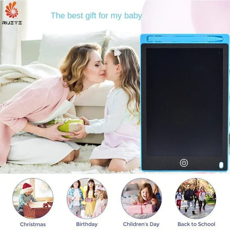 LCD Writing Tablet, Reusable Drawing Board for Kids