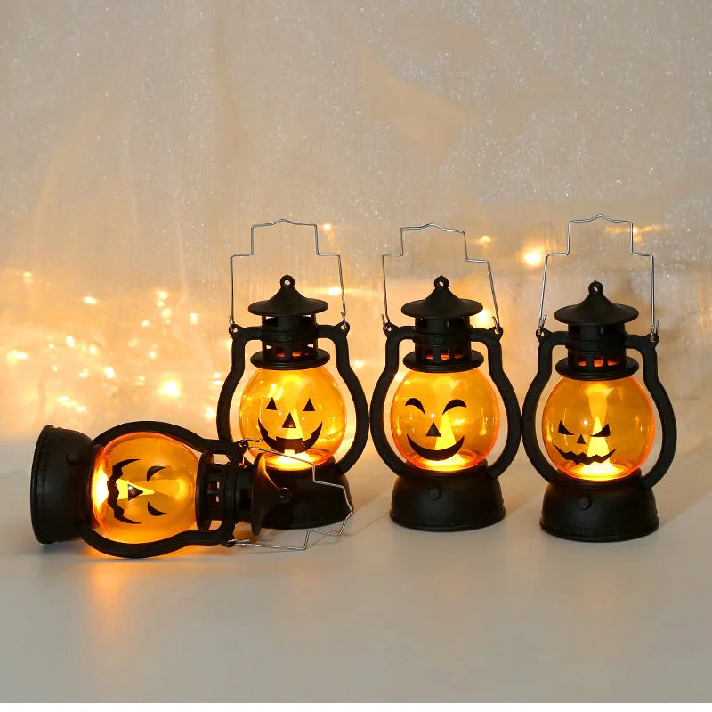 Halloween Hanging Lantern LED Pumpkin Light for Party Decor
