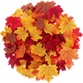 Artificial Maple Leaves – Silk Fake Fall Leaves for Decor