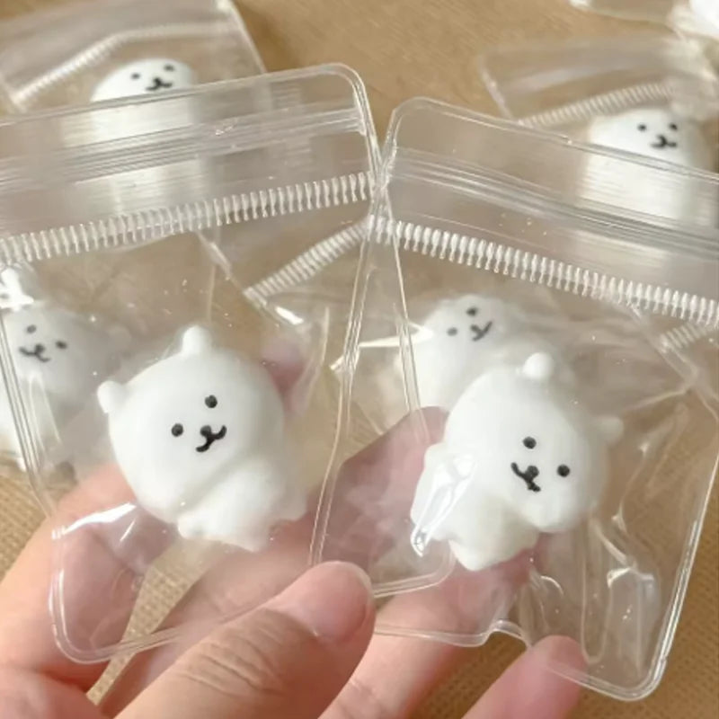 White Bear Squeeze Toy – Soft Stress Relief Fidget
