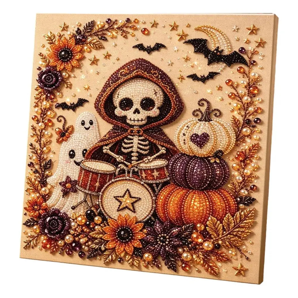 Halloween Diamond Painting Kit DIY Bead Art Craft 20x20cm