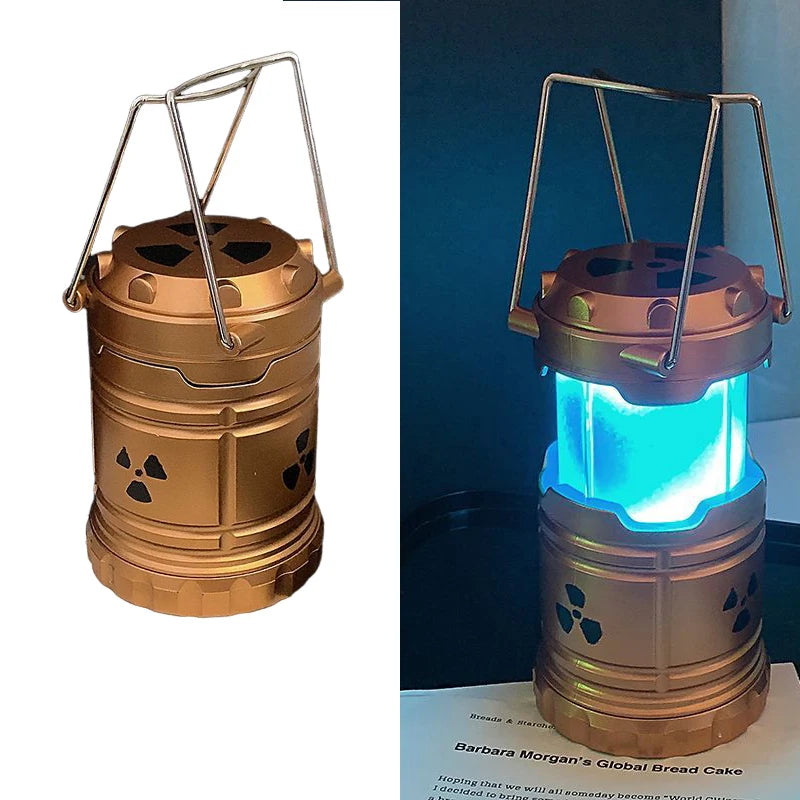 Nuclear Reactor Lantern, Mini Novelty Night Lamp for Halloween Decor