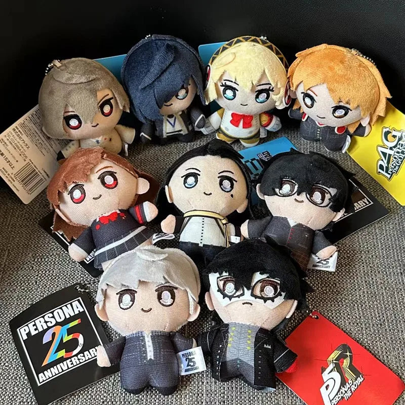 Anime Plush Keychain, 10cm Cute Character Pendant for Bags & Keys