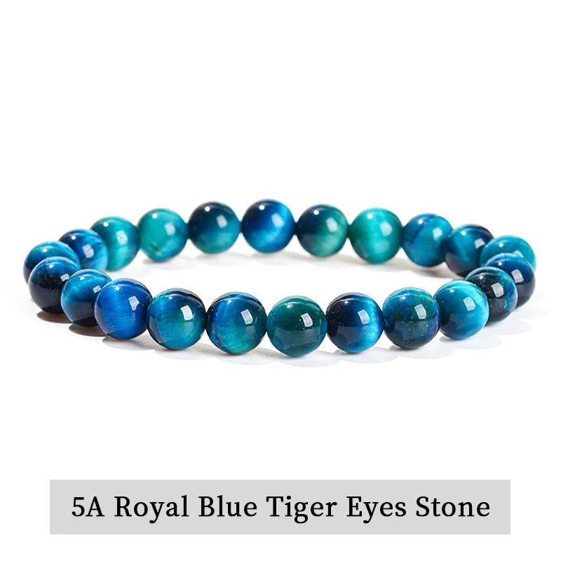 Natural Stone Bead Bracelet – Crystal & Agate Jewelry