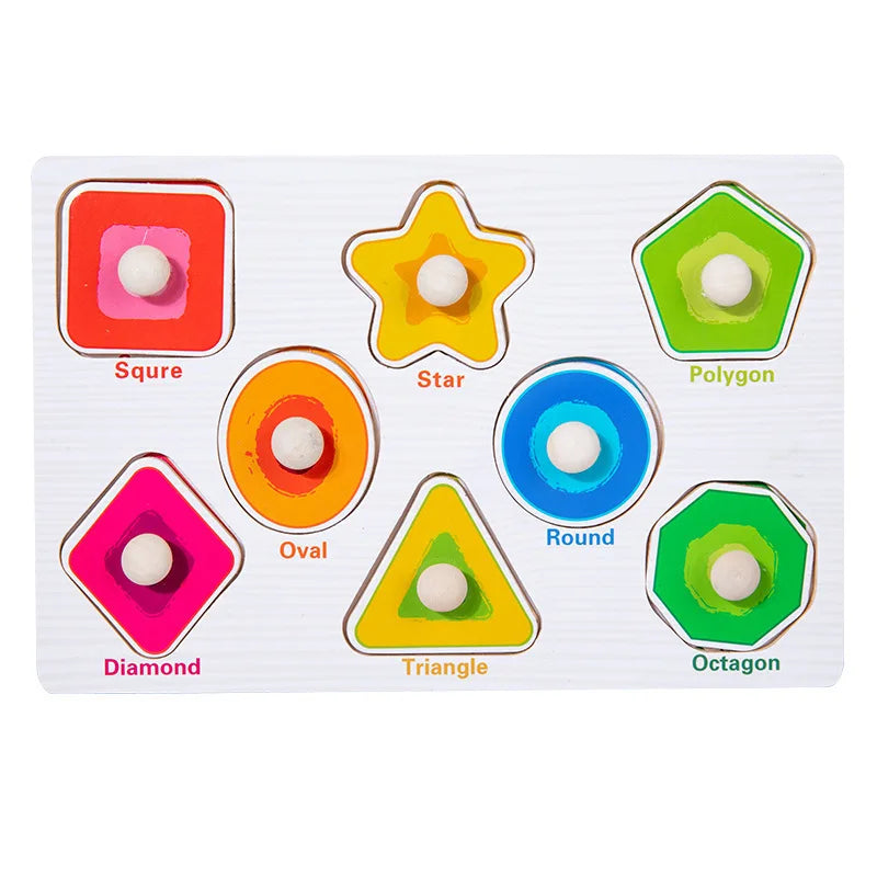 Wooden Alphabet Number Puzzle
