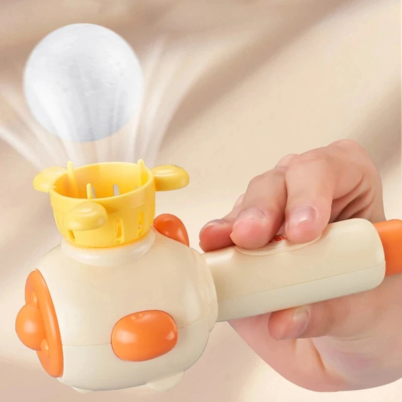 Montessori Sensory Toy 3-in-1 Blowing Floating Ball & Whistle Game
