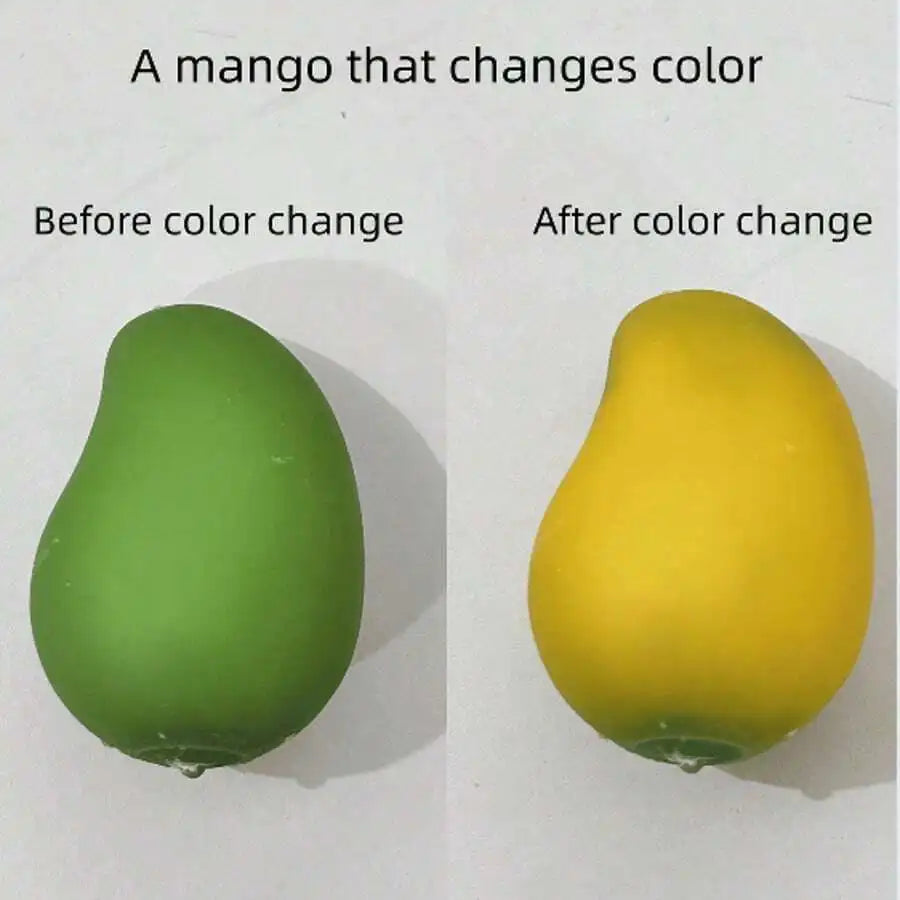 Color Changing Stress Ball – Mango Slow Rebound Squeeze Toy