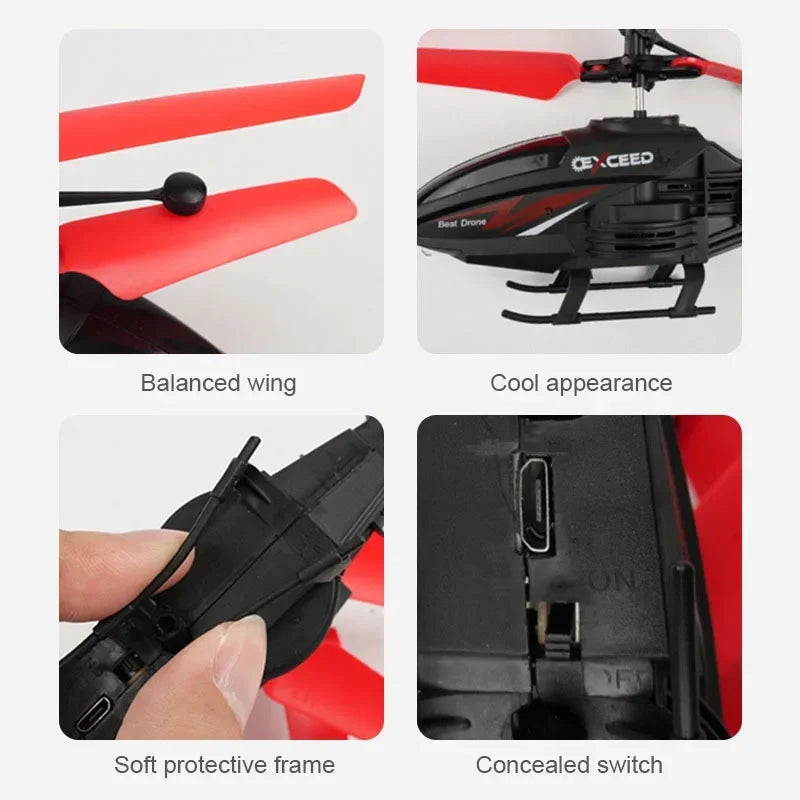 RC Flying Helicopter – Remote Control Rechargeable Toy