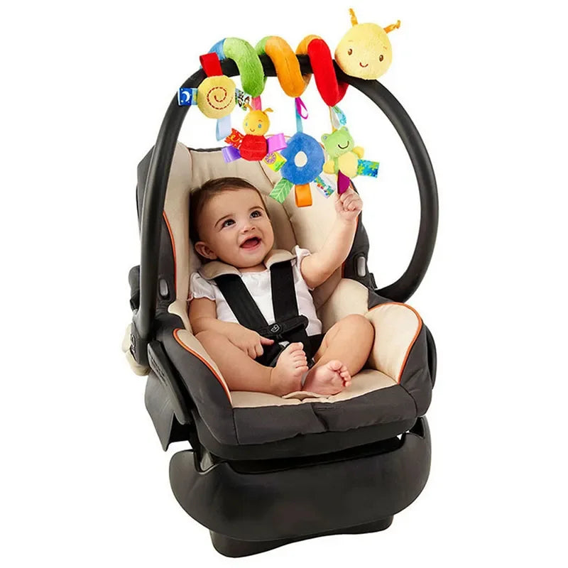 Baby Crib Hanging Toy – Soft Spiral Stroller & Car Seat Rattle