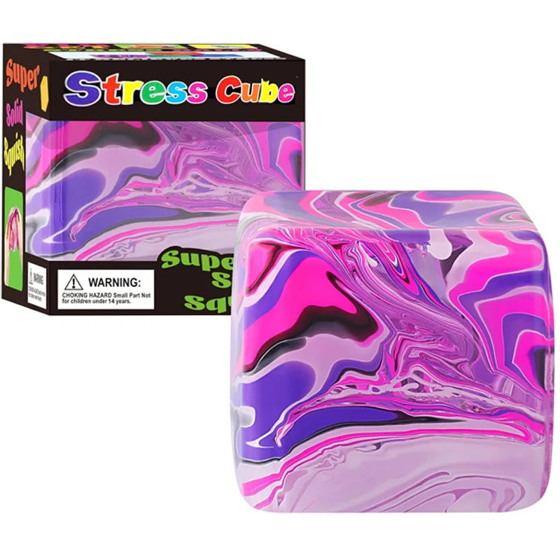 Sensory Stress Relief Toy – Soft Gel Fidget Cube Slow Rebound