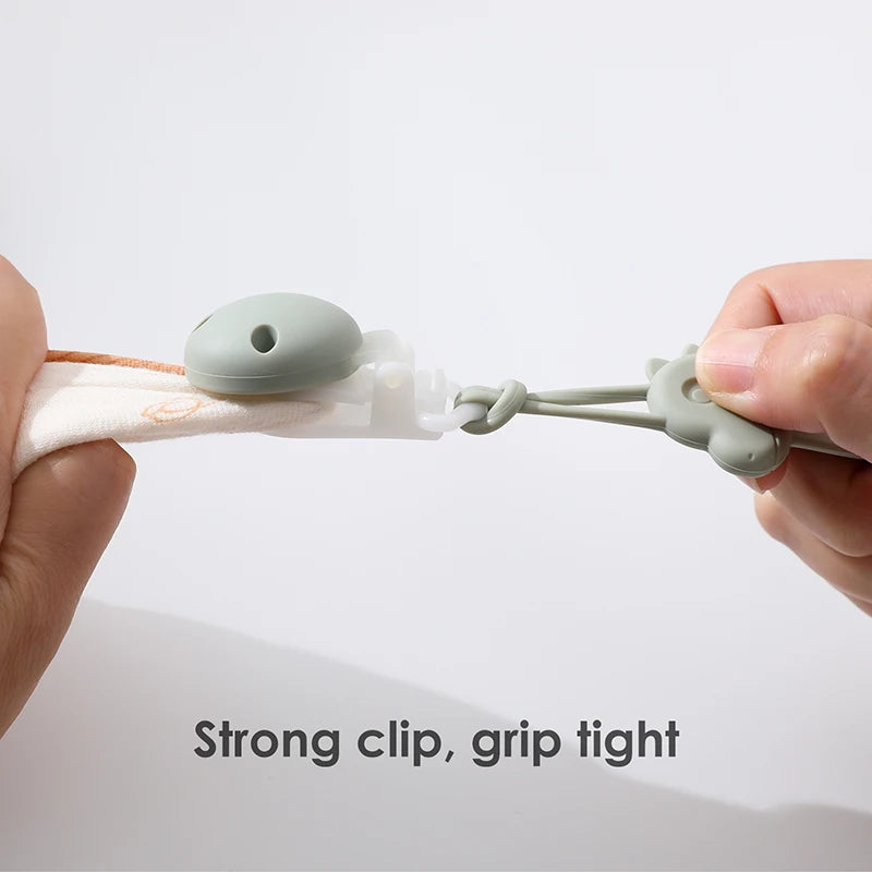 Silicone Pacifier Clip – BPA-Free Baby Pacifier Holder