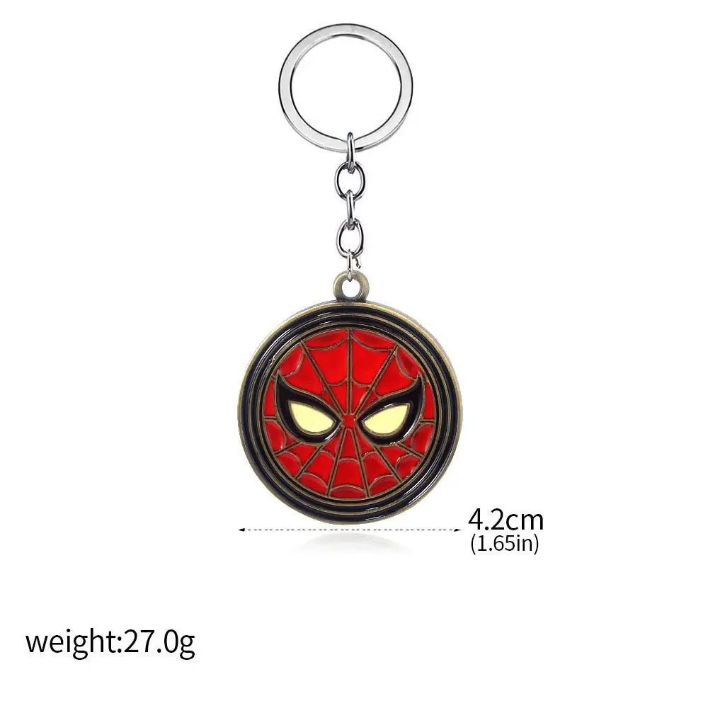 Rotatable Spider Keychain – Metal Backpack Accessory