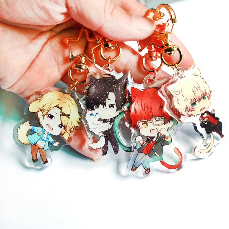 Personalized Acrylic Keychains – Custom Photo & Cartoon Charms