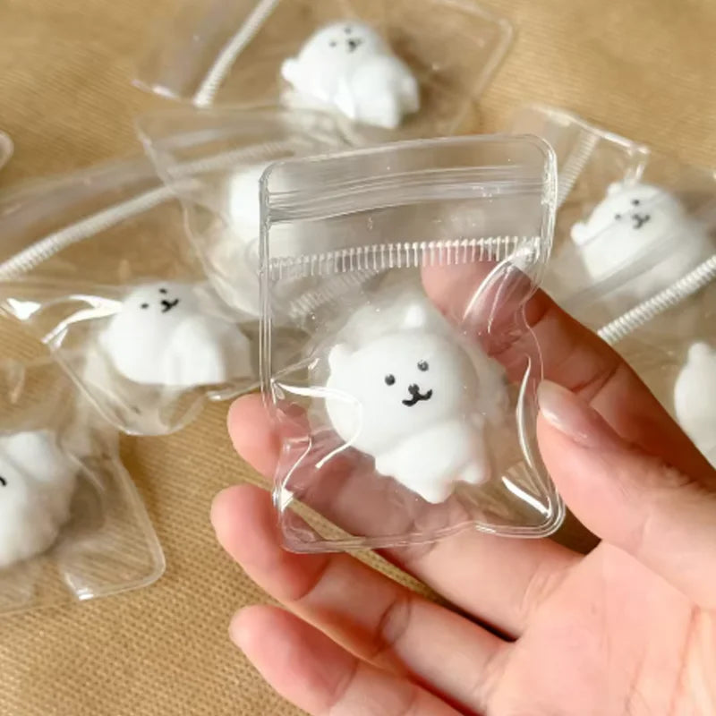 White Bear Squeeze Toy – Soft Stress Relief Fidget
