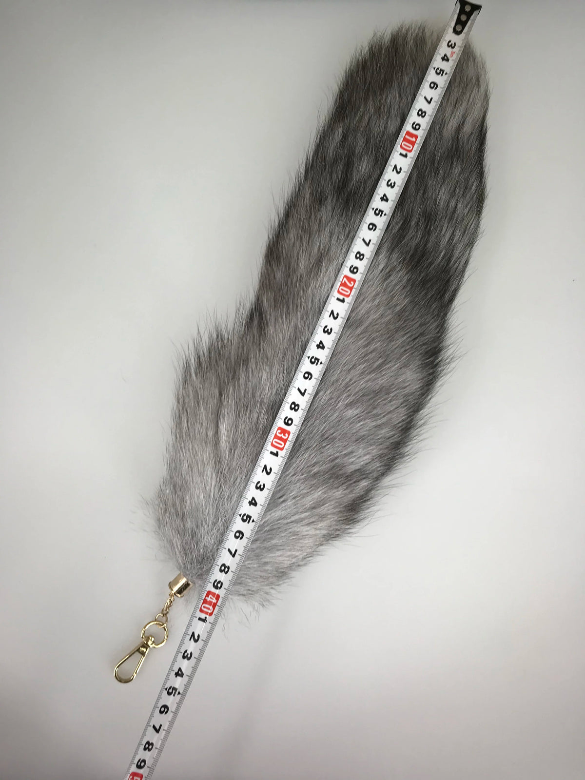 Fox Tail Keychain for Women Furry Y2K Car Accessory