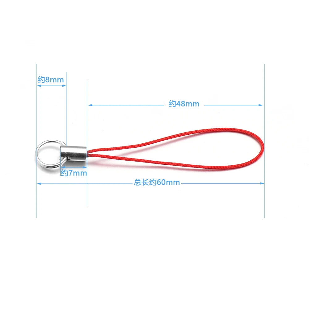 Wrist Lanyard, 50pcs Short Phone Strap for Keys, USB & ID Badges