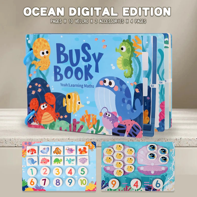 Montessori Scene Stickers – Reusable DIY Learning Activity Book