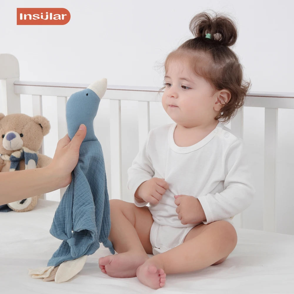 Baby Comfort Blanket – Soft Animal Lovey Cuddle Toy