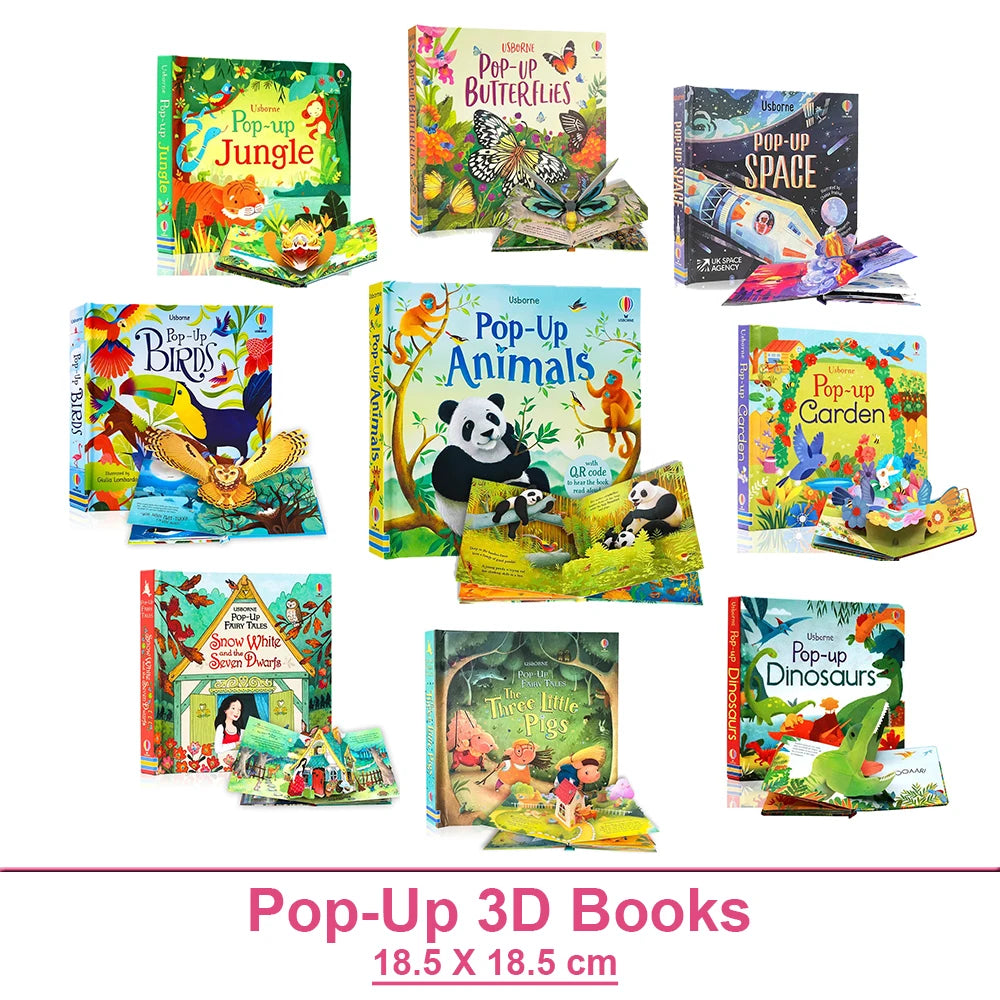 Pop Up Book for Kids – 3D Fairy Tale Bedtime Learning Book