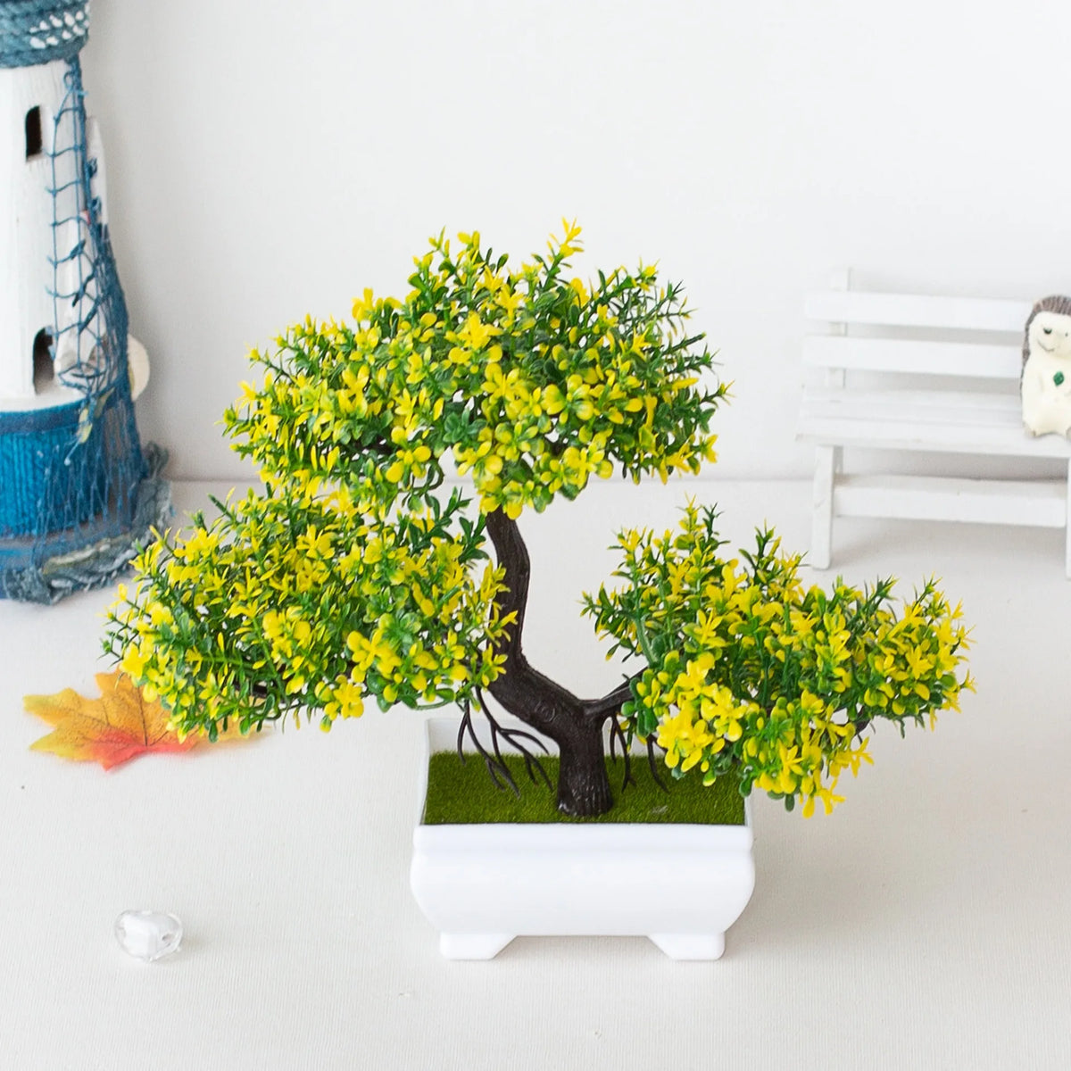 Artificial Bonsai Tree – Mini Indoor Plant Home Decor