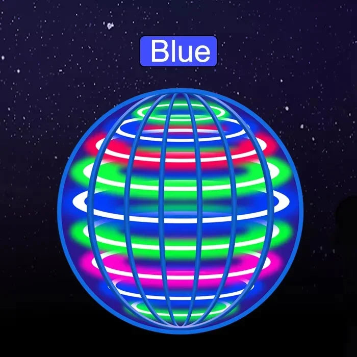 Flying Orb Toy with LED Lights – Spinning UFO Outdoor Toy
