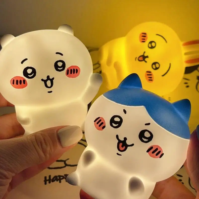 Anime Night Light – Kawaii Vinyl Doll Bedroom Desktop Decoration
