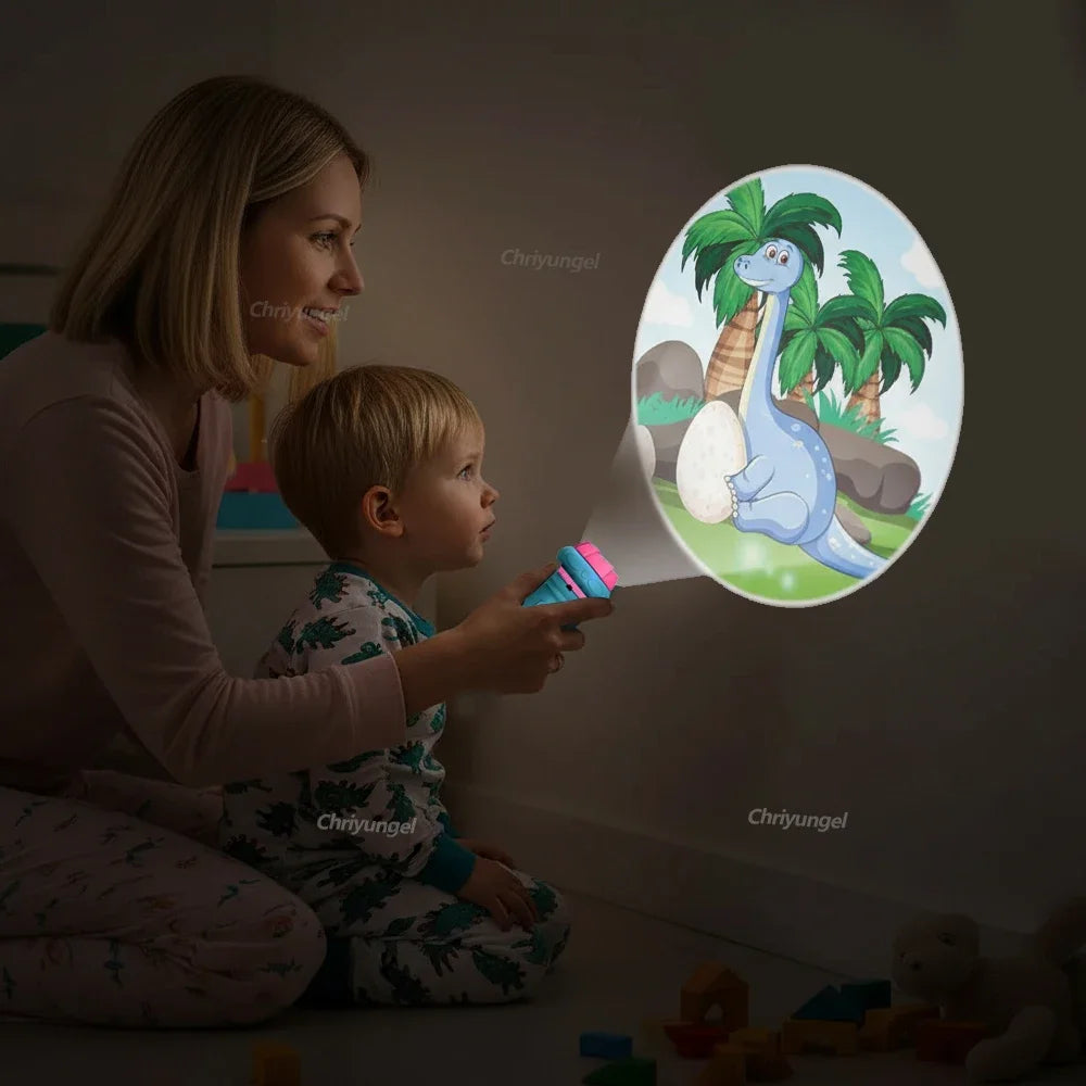 Kids Projector Flashlight – 80 Images Bedtime Story Toy