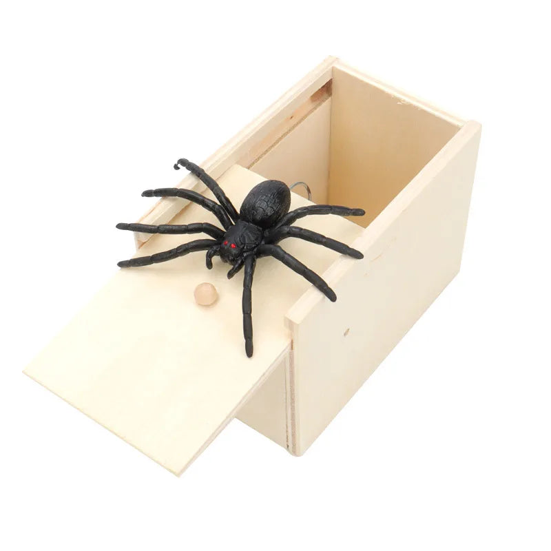 Spider Prank Box – Pop Out Rubber Spider Surprise Toy