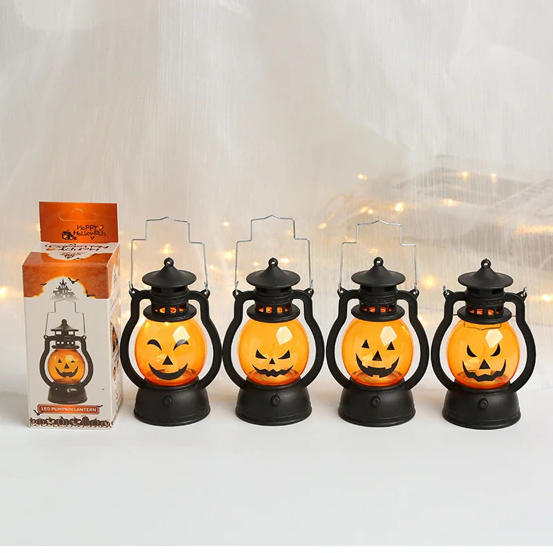 Halloween Hanging Lantern LED Pumpkin Light for Party Decor