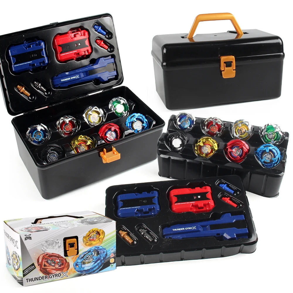 Battle Spinning Tops Set with Launchers