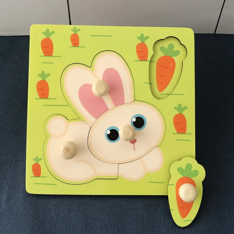 Montessori Wooden Toys – Educational Learning Puzzle for Kids