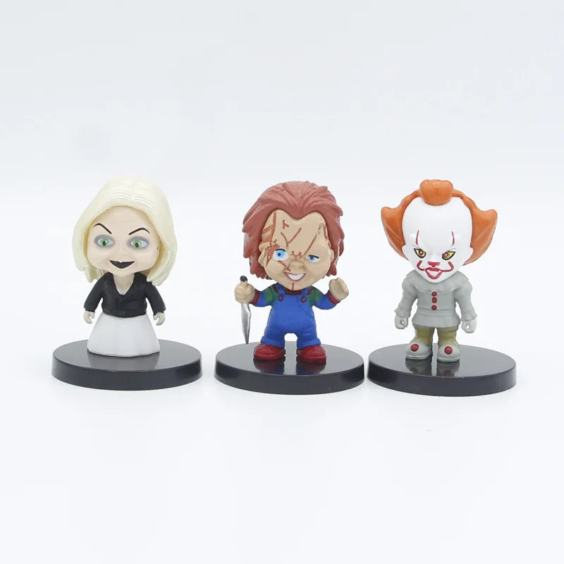 Horror Mini Figure Set – 5.5cm PVC Halloween Collectibles