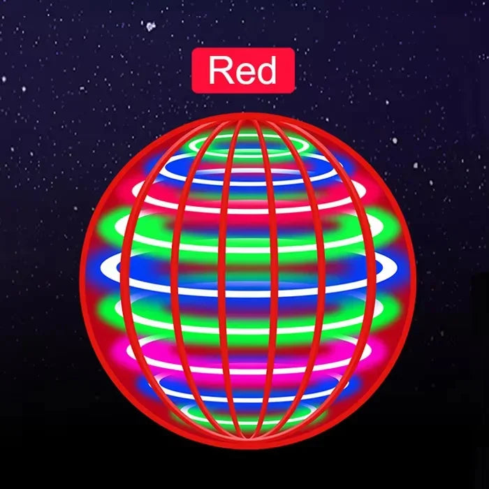 Flying Orb Toy with LED Lights – Spinning UFO Outdoor Toy