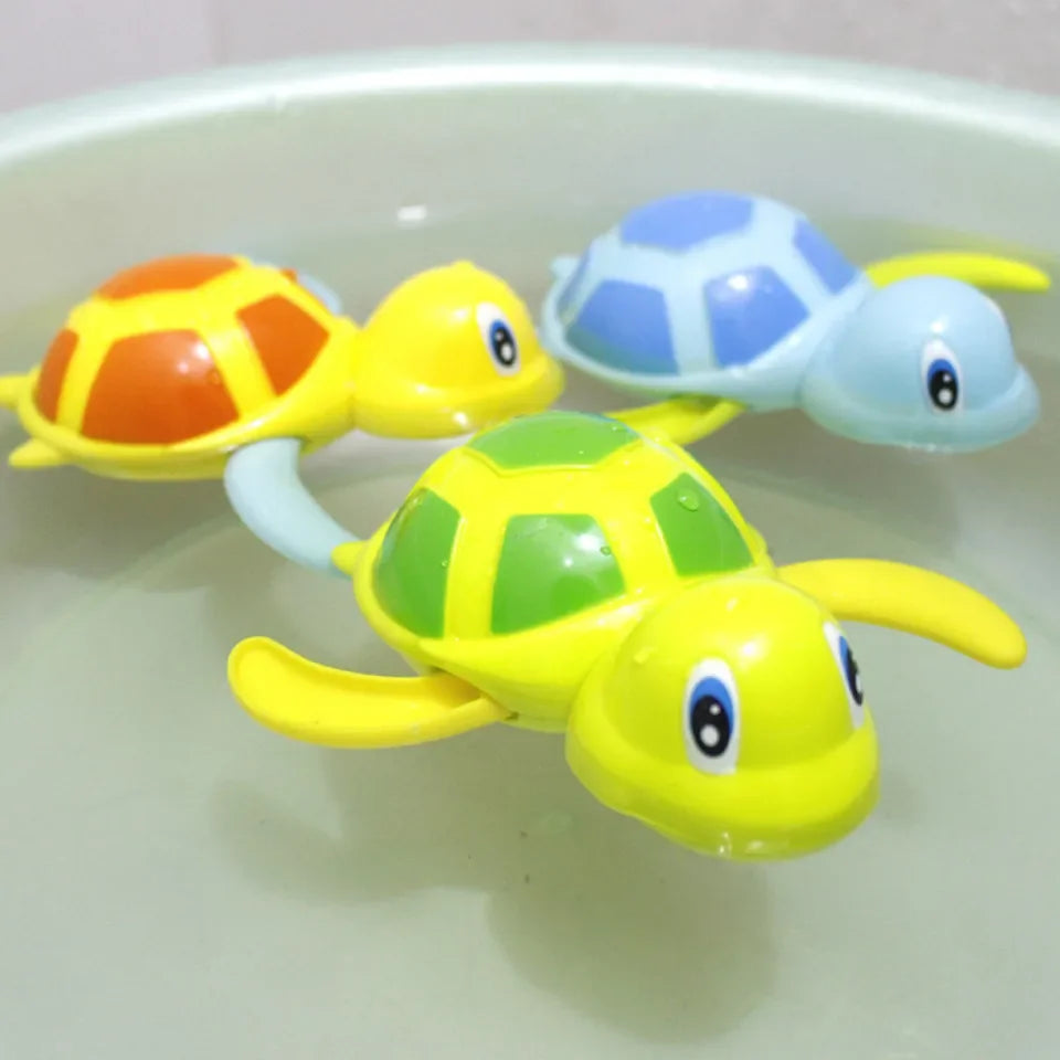 Clockwork Turtle Bath Toy – Wind Up Water Toy for Kids
