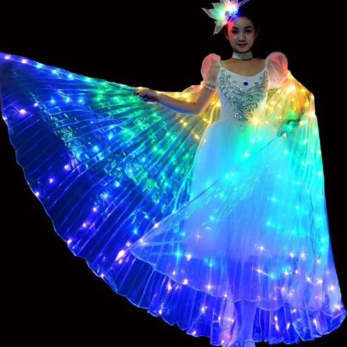 LED Butterfly Wings Glowing