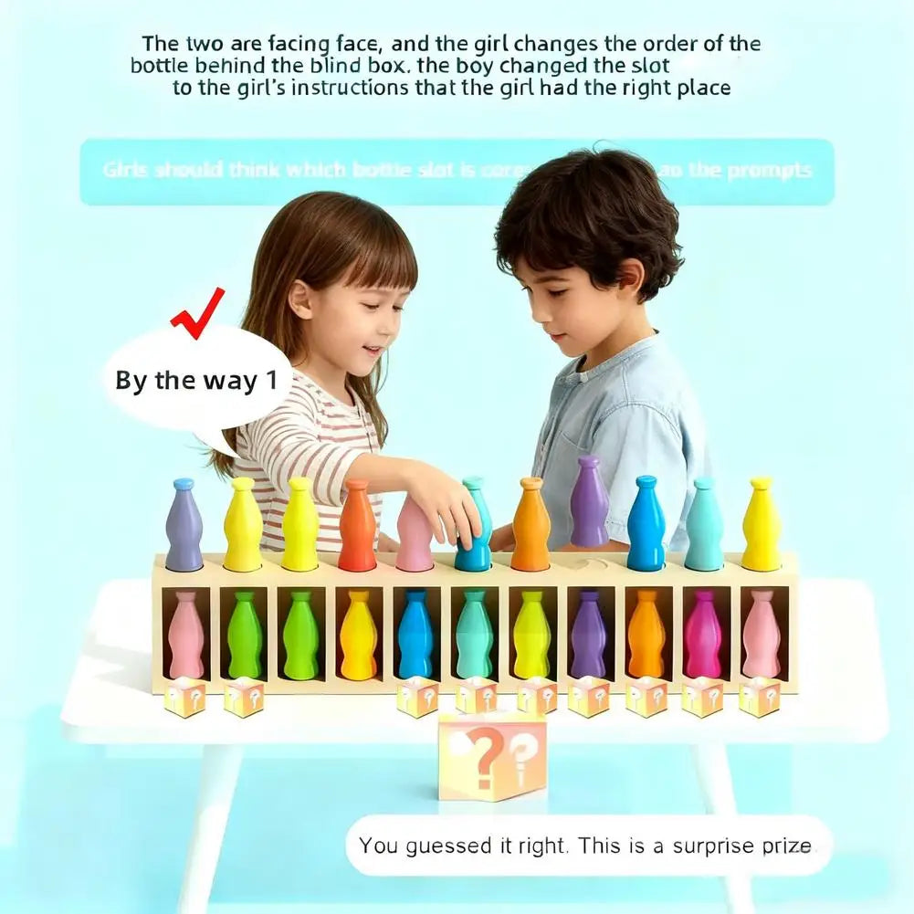 Color Matching Game Wooden Educational Classification Toy