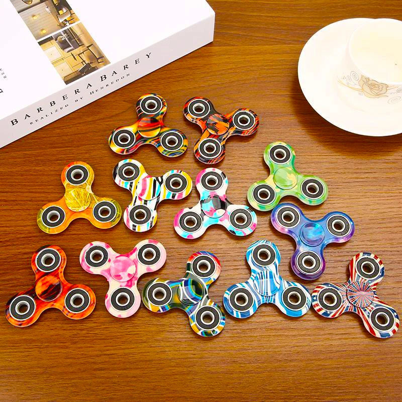 Colorful Fidget Spinner Rainbow Hand Spinner Finger Toy