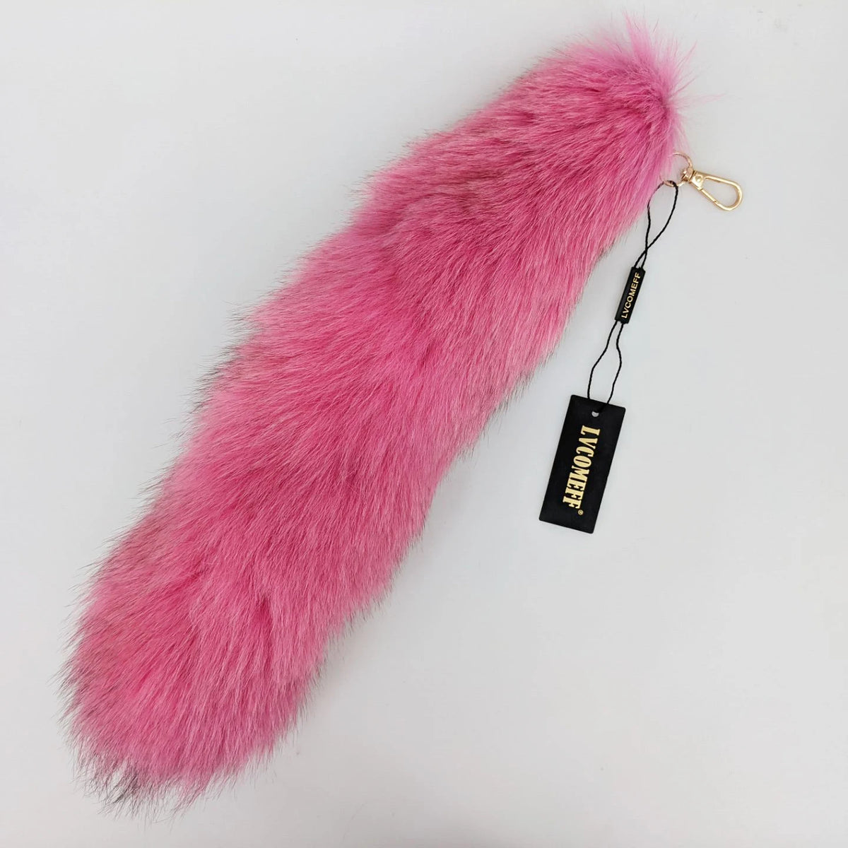 Fox Tail Keychain for Women Furry Y2K Car Accessory
