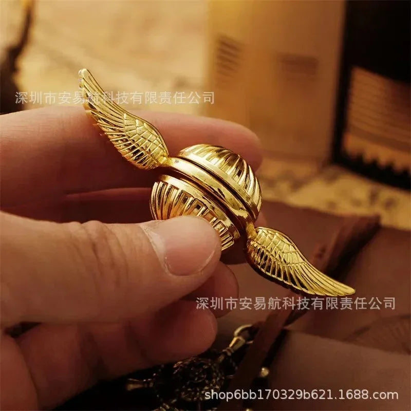 Metal Golden Snitch Fidget Spinner – Fingertip Stress Relief Toy