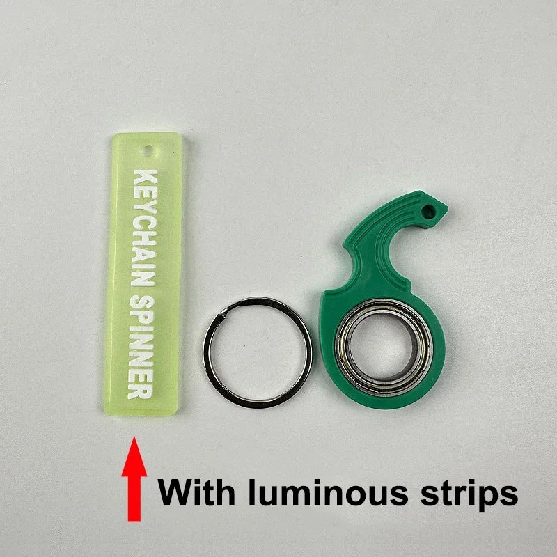 Fidget Keychain Spinner – Fingertip Spinning Toy for Kids & Adults