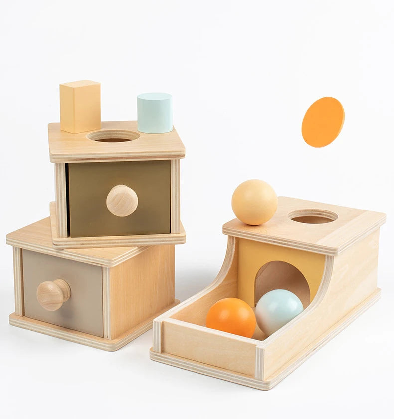 Montessori Color Matching Toy – Spinning Drum Fine Motor Activity