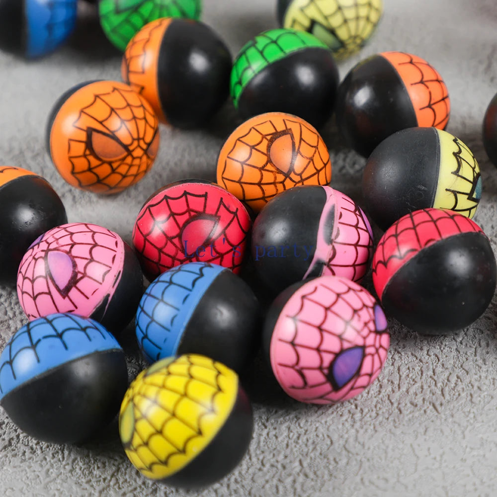 Bouncy Balls for Kids – Spider Party Favors for Outdoor Fun