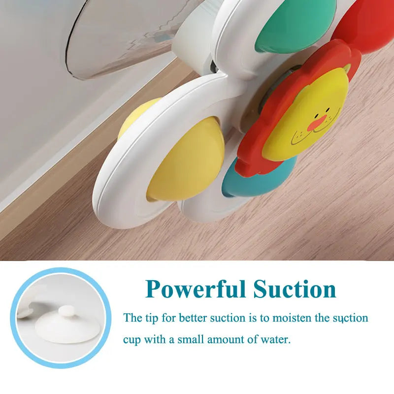 Suction Cup Spinner Toys – 3PC Animal Fidget Set